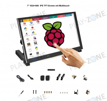 MPI 7" 1024×600  IPS TFT-Screen mit Multitouch