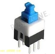 Drucktaster (Einrastend) 7x7mm 6Pin