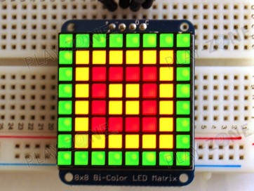 Adafruit Bicolor LED Square Pixel Matrix with I2C Backpack