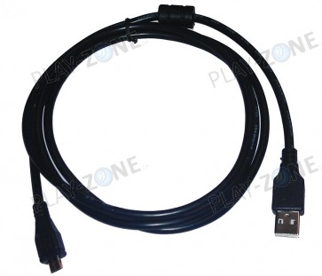 HiSpeed USB Kabel  2.0 A -> Micro 5-Pin 150cm / Schwarz 