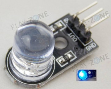 10mm LED-Breakout mit Enable-Eingang - Blau