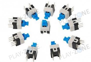 Drucktaster (Einrastend) 8x8mm 6Pin