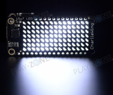 Adafruit 15x7 CharliePlex LED Matrix Display FeatherWing White