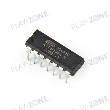 Atmel AVR 14-Pin ATtiny Microcontroller IC - 8-Bit, 20MHz, 8KB (4K x 16) FLASH