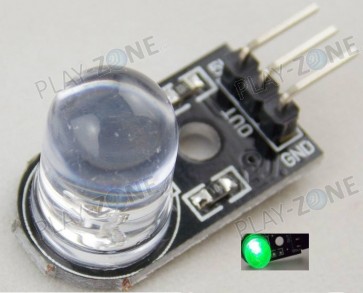 10mm LED-Breakout mit Enable-Eingang - Grün
