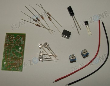 Dimmer / Flasher mit 4 LED LM358P Kit