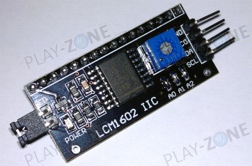 I2C-Backpack (PCF8574T) für 1602- / 2004-LCDs 5V