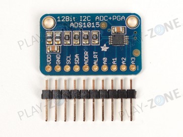 Adafruit ADS1015 12-Bit ADC - 4 Ch. w/Gain Amplifier