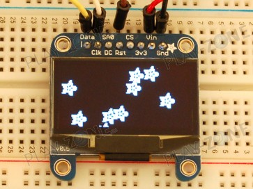 Adafruit Monochromes 1.3" 128x64 OLED Grafik-Display -STEMMA QT / Qwiic