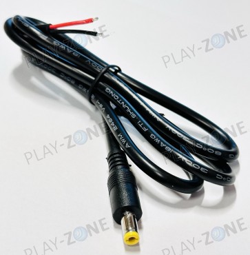 DC-Stecker 5.5/2.5 mit Verbindungskabel 18 AWG