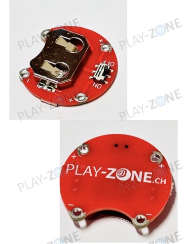 Play-Zone Knopfzellenbatterien-Halter für Lilypad