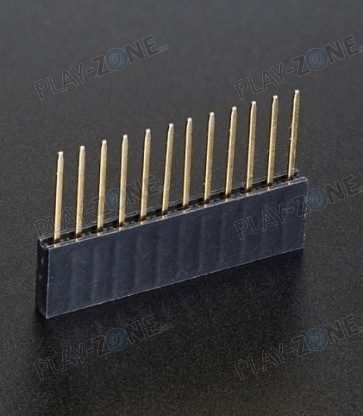 Feather Stacking Headers - 12-pin female headers
