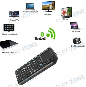 Rii Mini V3 Bluetooth Tastatur mit Touchpad Kabellos