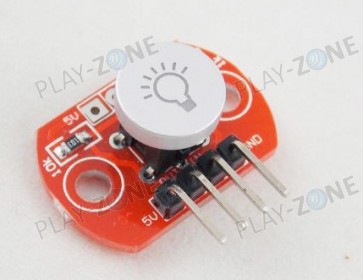 Grün beleuchteter Pushbutton "Lampe" mit Breakout