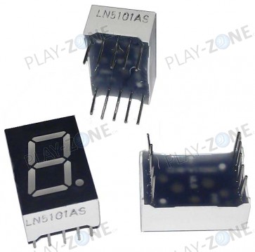 7-Segment Display Rot Com. Cathode 1 Zeichen 12.7mm