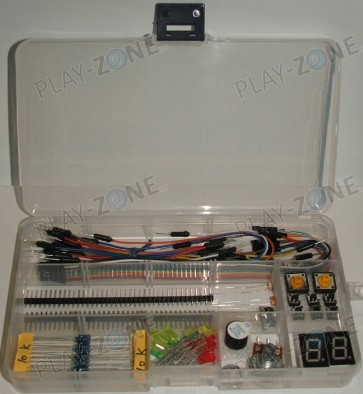 Bauteile Starter Set Basic für FPGA oder Arduino Projekte mit Box