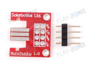 Solarbotics Nunchucky (Wii Nunchuck breakout adapter)