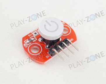 Grün beleuchteter Pushbutton "Power" mit Breakout