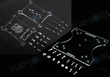 Pi 2 / Pi 3 Gehäuse nach VESA 100 / VESA 75 Standard