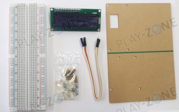 LCD/Breadboard Set mit Halterung für UNO, Leonardo