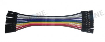 10 Stk. Jumperkabel   F/F  - 10CM - 24AWG