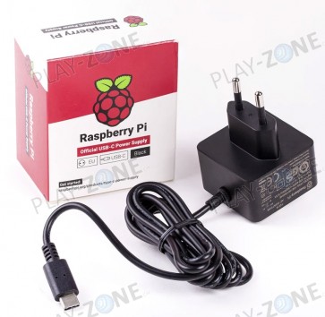 Steckernetzteil 5.1V / 3A, 15W für Raspberry Pi  4 (USB-C)