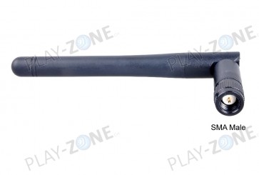 WLAN- / WiFi-Antenne 2.4Ghz mit Knickgelenk / SMA Male