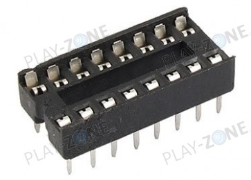 IC Sockel Standard 18Pol 0.3"