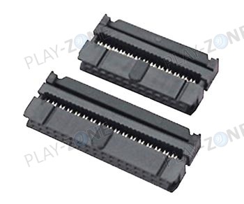 Federleiste 2x20 Pin 2.54mm DIN 41651