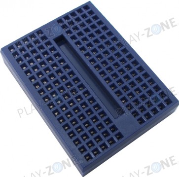 Lochraster-Steckplatine / Breadboard-170 / Blau