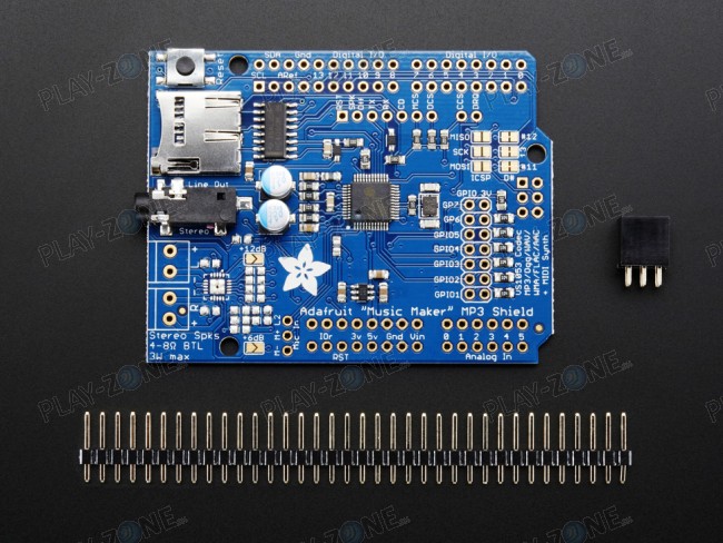 Play-Zone.CH Adafruit Music Maker MP3 Shield for Arduino (MP3/Ogg/WAV...)
