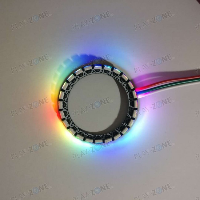 BlinkinLabs LED Ring mit 24 LED, rechtwinkling nach