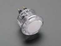 Arcade Button 30mm - Weiss Transparent