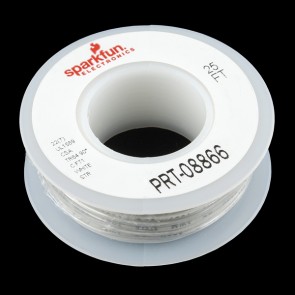SparkFun Schaltlitze AWG22, Spule zu 7.5m, Weiss