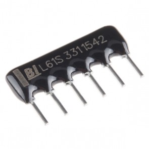 Widerstands-Netzwerk, 5 Widerstände/6Pins, 330 Ohm