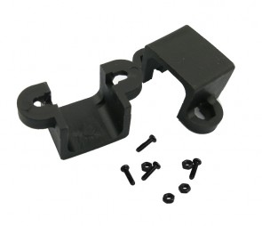 Micro Metal Gearmotor Bracket Extended Schwarz