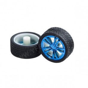 YFRobot Wheel 65x27mm Blau / 5.4x3.6 Nabe