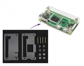 Acryll-Gehäuse für den Raspberry Pi Zero W - Transparent