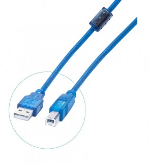 HiSpeed USB Kabel 2.0 A-B/1.5M Blau 