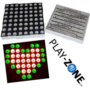Ultra Bright  LED Matrix 8x8 Dual Color (Rot/Grün) 6cm x 6cm