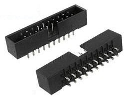 Stiftleiste 2x10 Polig DIN 41651 RM 2.54mm mit Mantel