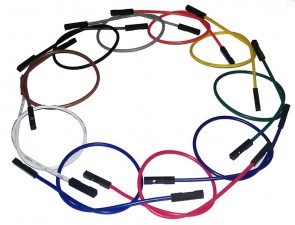 Jumperkabel 10 Stk. F/F - 20CM - 22AWG
