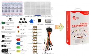 Bauteile Starter Set Advanced für Arduino Projekte mit Box - 185 Teile