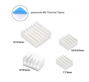 Raspberry Pi4 Model B Cooler / Heatsink Kit 