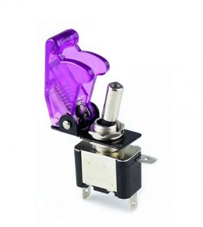 Raketen Schalter beleuchtet, Violett Transparent