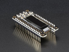 Adafruit FeatherWing OLED - 128x32 OLED (Feather Add-On)