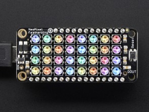 Adafruit NeoPixel FeatherWing - 4x8 RGB LED Add-on