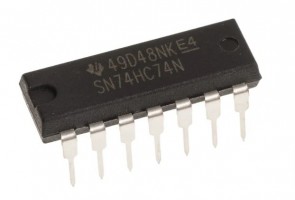 SN74HC74N Dual D-Flip-Flop / DIP