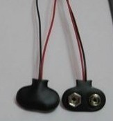 9V-Batterien Clip / 20cm