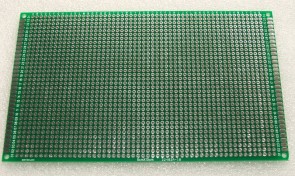 Experimentierplatine 9cm x 15cm x 1.6mm - Grün